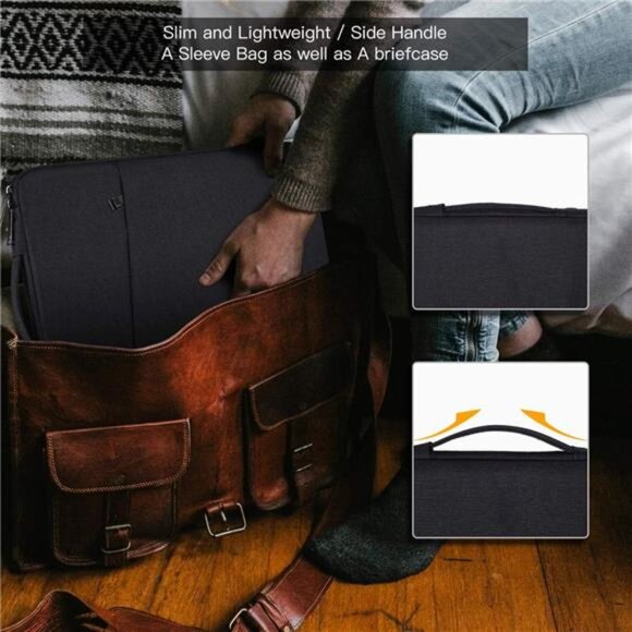 17.3 Inch Laptop Sleeve Case for Lenovo IdeaPad 3, HP Pavilion 17/Envy 17/OMEN - Picture 6 of 7